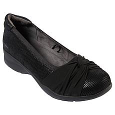 "As Is" Jambu Tara Metallic Leather Ballet Flat