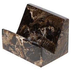 "As Is" Jay King Madagascar Black Chalcedony Business Card Holder