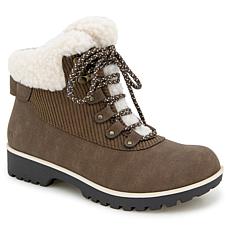 "As Is" JBU Illinois Ankle Boot with Faux Fur and Zipper Closure