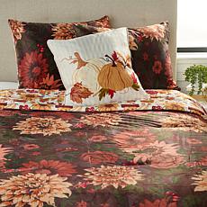 "As Is" Jeffrey Banks Comforter Set with Decorative Pillow 