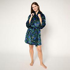 "As Is" Jeffrey Banks Printed Plush Robe