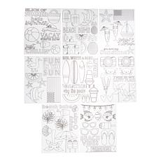 "As Is" Kingston Crafts Summertime Shrink Plastic Embellishments Kit