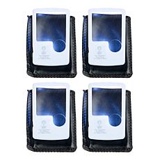 "As Is" Living Glow Mini Pocket Magnifier - Set of 4
