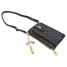 "As Is" London Fog Wanderlust Logo-Embossed Phone Crossbody Bag
