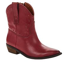 "As Is" Lucky Brand Chantelx Western-Inspired Leather Bootie