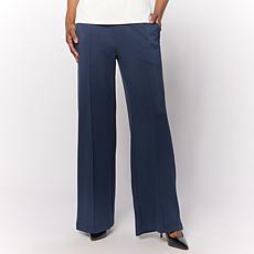 "As Is" Mark + James by Badgley Mishka Wide Leg Pin Tuck Pant