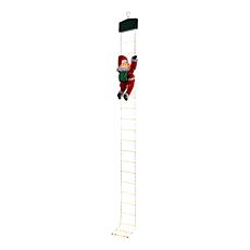 "As Is" Mr. Christmas 11' Rope Ladder Climbing Santa