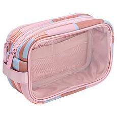 "As Is" My Tag Alongs Double Zipper Clear Travel Storage Case