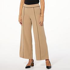 "As Is" Nina Leonard High Tech Crepe Trouser Pant