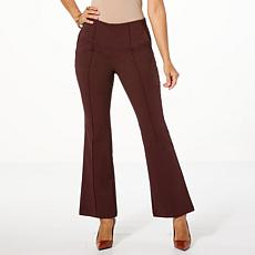 "As Is" Nina Leonard Millennium Flare Leg Pull-on Pant