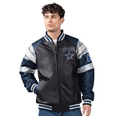 "As Is" Officially Licensed NFL by Carl Banks Faux Leather Jacket