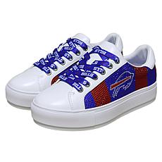 "As Is" Officially Licensed NFL Lace-Up Sparkle Sneaker by Cuce Sho...
