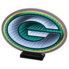 "As Is" Officially Licensed NFL LED Logo Infinity Light  - Packers