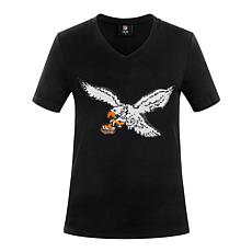 "As Is" Officially Licensed NFL Women's Sequin Logo Tee from Fabgat...