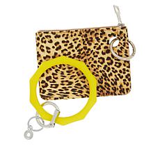 "As Is" Oventure® Silicone Bamboo Big O® Key Ring with Mini Pouch