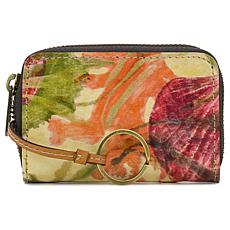 "As Is" Patricia Nash Abri Zip-Around Leather Wallet