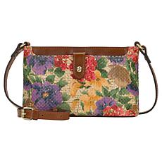 "As Is" Patricia Nash Aimee Vintage Distressed Leather or Canvas Cr...