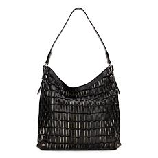 "As Is" Patricia Nash Lyana Leather Slouchy Shoulder Bag