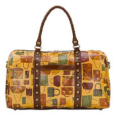 "As Is" Patricia Nash Milano Leather Weekender Bag