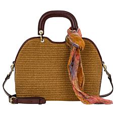 "As Is" Patricia Nash Ophelie Satchel with Scarf