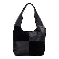 "As Is" Patricia Nash Toni Suede and Leather Small Tote