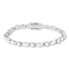 "As Is" Radiance by Absolute™ Marquise and Round Tennis Bracelet