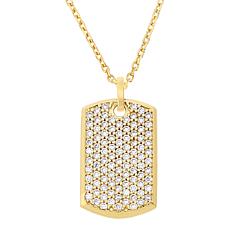 "As Is" Radiance by Absolute™ x Katharine McPhee .96ctw Tag Necklace
