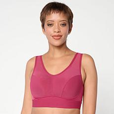 "As Is" Rhonda Shear Mesh Front Leisure Bra
