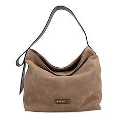 "As Is" Ron White Dalo Suede Hobo Handbag
