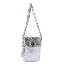 "As Is" Ron White Edina Quilted Nappa Leather Crossbody
