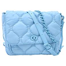 "As Is" Samantha Brown Quilted Square Shoulder Bag