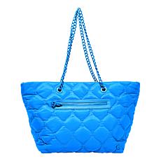 "As Is" Samantha Brown Quilted Tote Handbag
