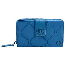 "As Is" Samantha Brown To-Go RFID Turn Lock Quilted Wallet