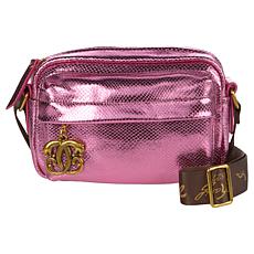 "As Is" Sharif Legacy Caviar Snake Leather Crossbody Camera Bag