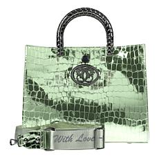 "As Is" Sharif Legacy Jewel of the Nile Crocodile Leather Tote