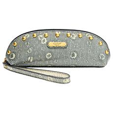 "As Is" Sharif Legacy Ring Lizard Domed Wristlet Pouchette