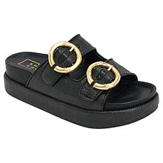 "As Is" SHUSHOP® Lori Footbed Flatform Sandal