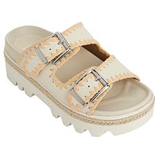 "As Is" ShuShop Shoes Laura Platform w/Buckle Detail