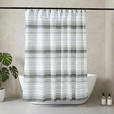 "As Is" South Street Loft 100% Polyester Striped Shower Curtain