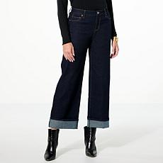 As Is Tower Hill by Christie Brinkley Wide-Leg Cuffed Jean