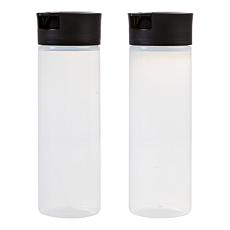 "As Is" Tupperware 2-pack Squeeze-It Bottles Liquid Dispenser Set
