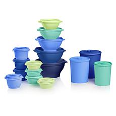 "As Is" Tupperware® 32-piece Servalier® Bowls and Canisters Set