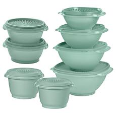 "As Is" Tupperware® Heritage 16-piece Square and Round Bowl Set