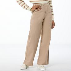 "As Is" TWRHLL by Christie Brinkley High Rise Pleated Wide Leg Trouser
