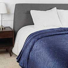 "As Is" Warm & Cozy Embossed Blanket