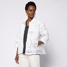 "As Is" WynneCollection Novelty Organza Jacket