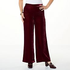 "As Is" WynneCollection Velvet Wide Leg Pant