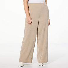"As Is" WynneLayers Plush Ottoman Knit Straight Leg Pant