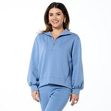 "As Is" WynneLayers Smooth Operator Half-Zip Top