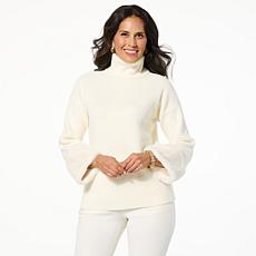 "As Is" WynneLayers SoftKNIT Turtleneck Tunic Sweater